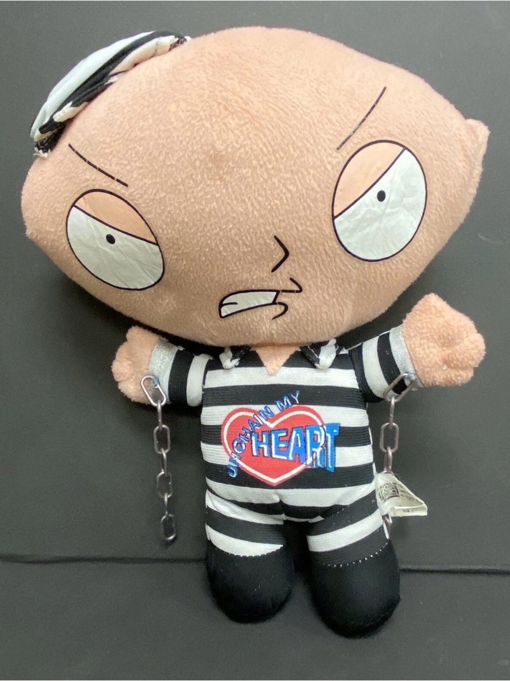 Family Guy Stewie Unchain My Heart Soft Toy Plush 2006 20 Century 12”